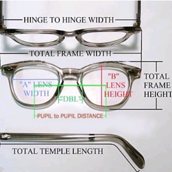 Semi Rimless Anglo American Eyewear MOD M63 Metallic Green 80's Vintage Unisex - Picture 11 of 13